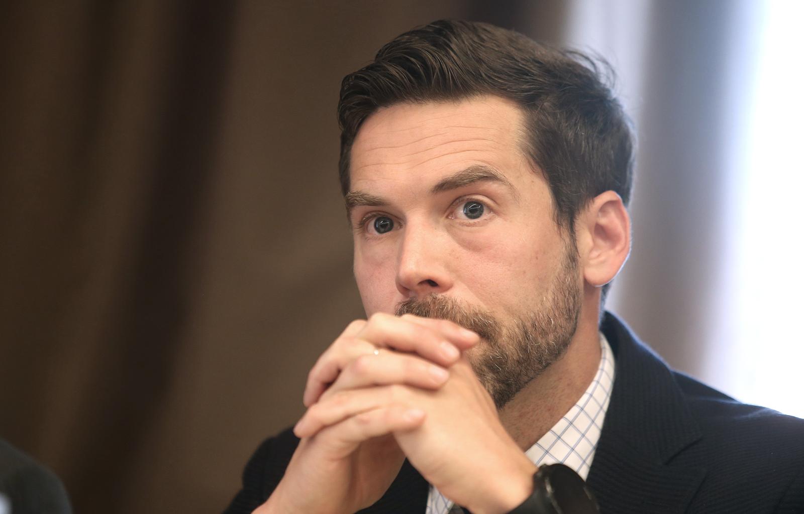20.04.2018., Zagreb - Hotel Dubrovnik. Konferencija udruge Franak na temu: "Sudska praksa za zastitu potrosaca korisnika financijskih usluga uz osvrt na sadasnje poslovanje hrvatskih banaka".
Photo: Sanjin Strukic/PIXSELL