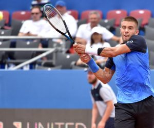 21.06.2020., Zadar - Teniski turnir Adria tour: Pedja Krstin i Borna Coric. Borna Coric. 
Photo: Dino Stanin/PIXSELL