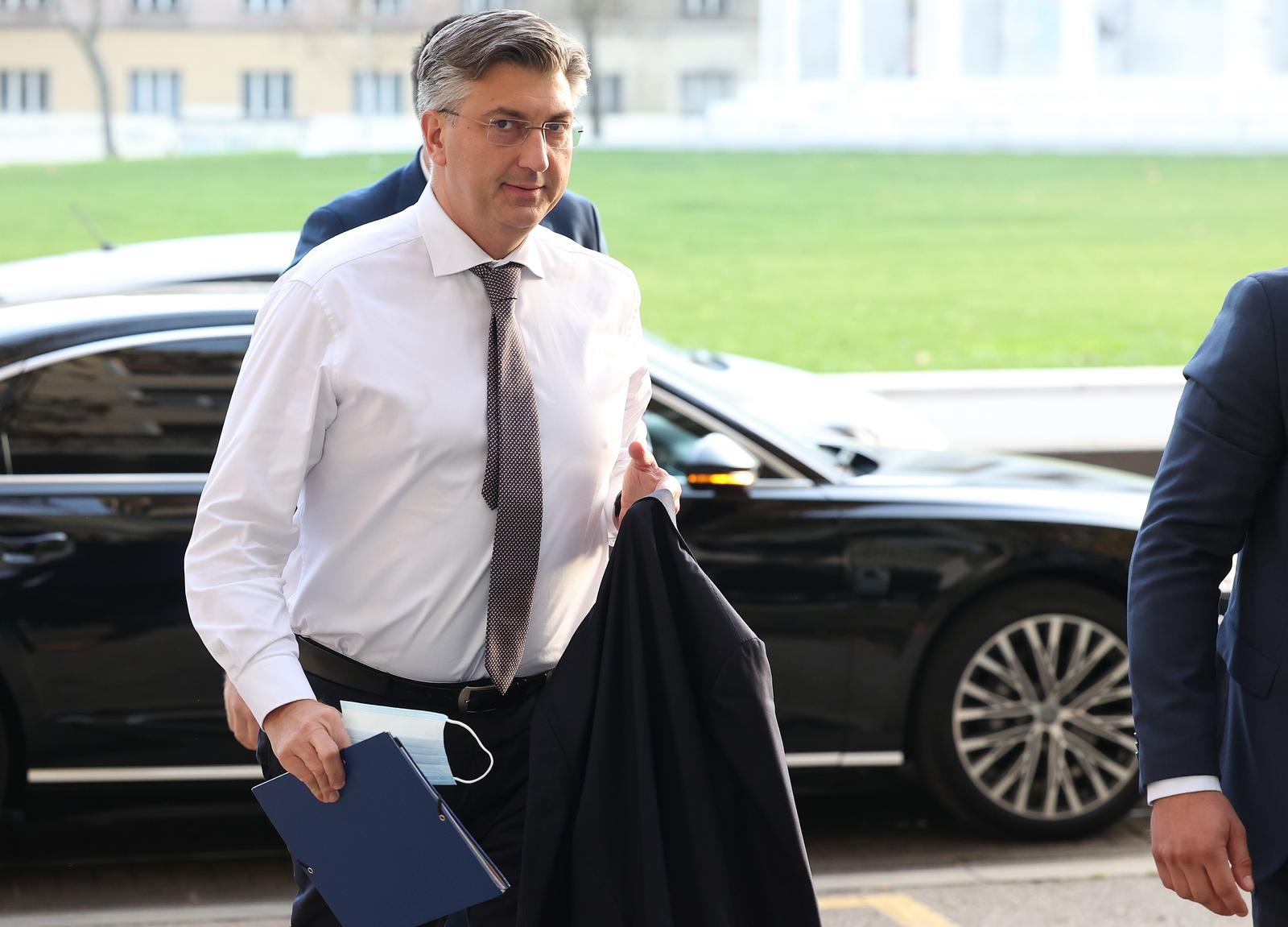 25.10.2021., HDZ, Zagreb - Zajednicka sjednica Predsjednistva i Nacionalnog vijeca HDZ-a.