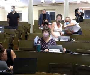 26.08.2021., Zagreb - U Staroj gradskoj vijecnici pocela je 3. sjednica Gradske skupstine Grada Zagreba.
Photo: Patrik Macek/PIXSELL