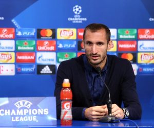 26.09.2016., Zagreb - Konferenciji za medije FC Juventusa iz Torina nazocili su trener Massimiliano Allegri i Giorgio Chiellini.  
Photo: Robert Anic/PIXSELL