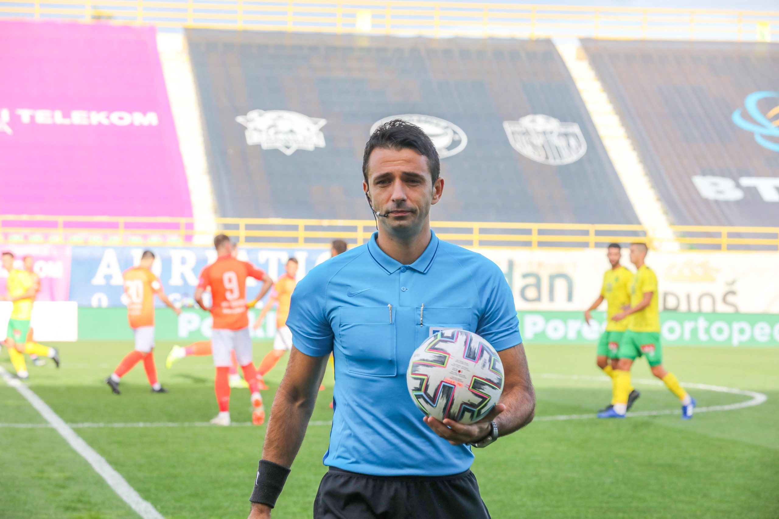 26.09.2020.., Pula - 
Utakmica 6. kolo Hrvatski Telekom Prve HNL:  Nk Istra 1961 i HNK Sibenik. Sudac Igor Pajac. 
Photo: Srecko Niketic/PIXSELL
