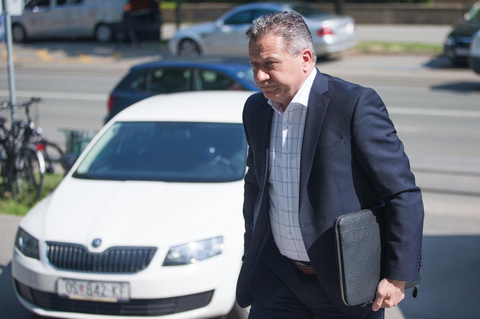28.05.2018., Osijek - Na Zupanijskom sudu nastavljeno je sudjenje Zdravku Mamicu i ostalima za izvlacenje novca iz Dinama. Damir Vrbanovic. 

Photo: Davor Javorovic/PIXSELL