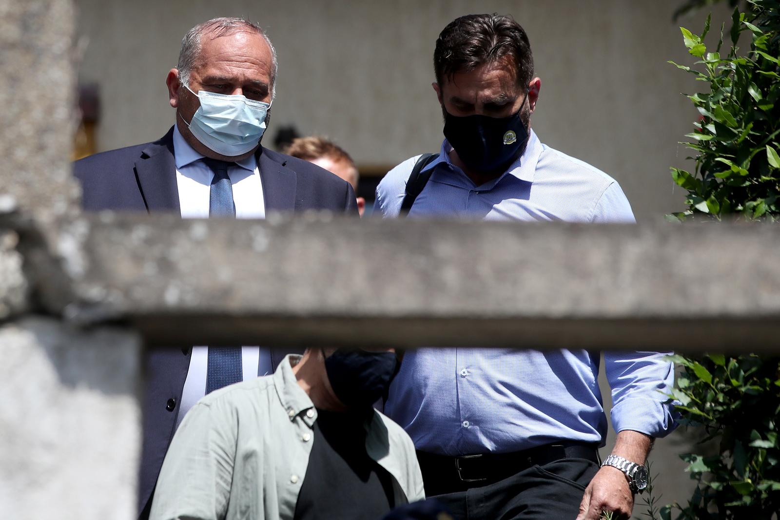 30.06.2021., Zagreb - Vijenac 2. Pretres kuce glavnog ravnatelja HRT-a Kazimira Bacica na Tuskancu zbog sumnje u korupciju. Photo: Igor Kralj/PIXSELL