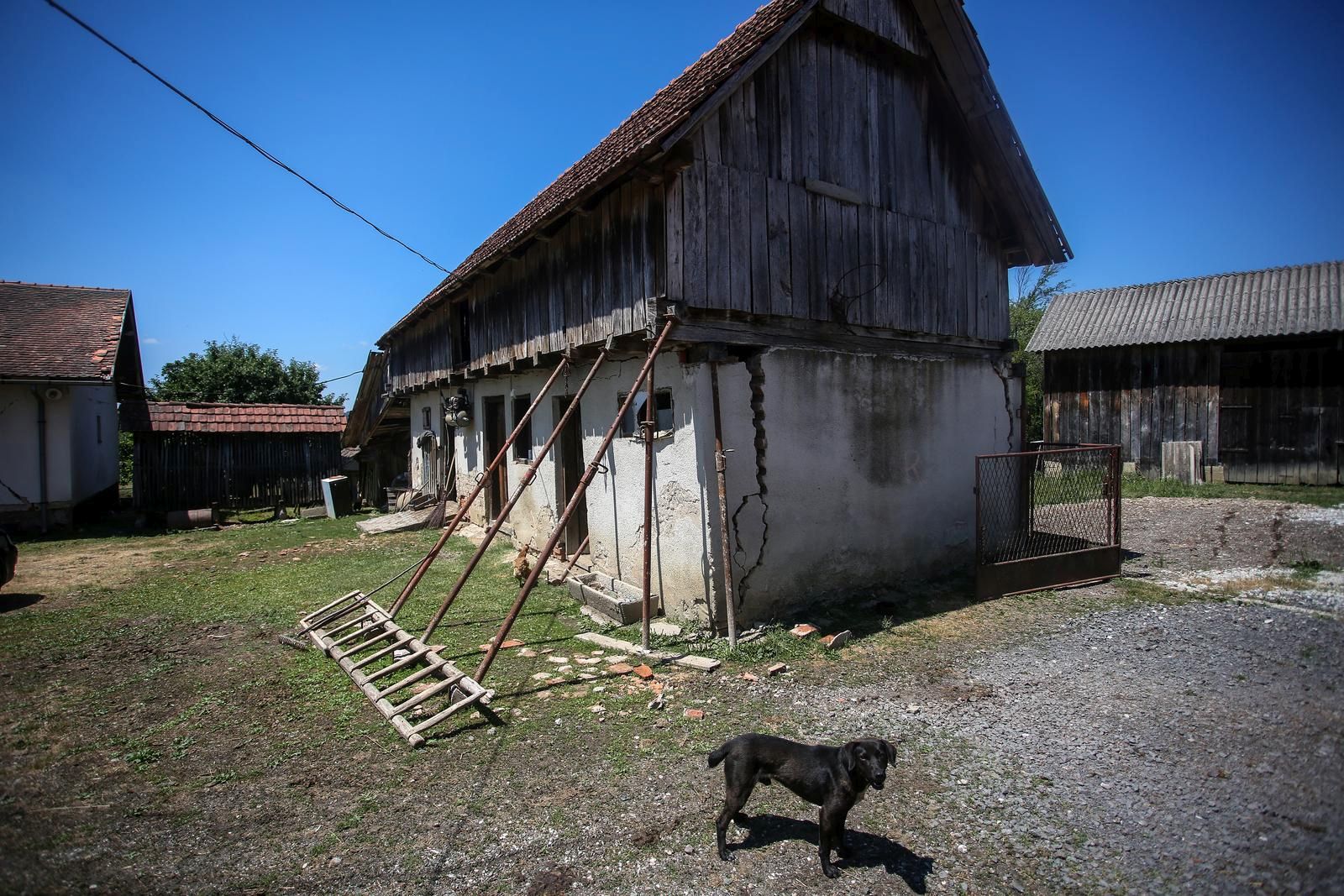 0.07.2021.-Strasnik, Majske Poljane, Banija sest mjeseci nakon potresa
 Photo: Zeljko Hladika/Pixsell