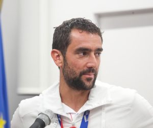31.07.2021., Zagreb - U Zracnoj luci "dr. Franjo Tudjman" organiziran je svecani docek za hrvatske teniske olimpijce i osvajace medalja Mate Pavica, Nikole Mektica i Marina Cilica. Marin Cilic Photo: Luka Stanzl/PIXSELL