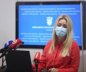 24.08.2020., Zagreb - U Ministarstvu znanosti i obrazovanja predstavljene Upute za sprjecavanje i suzbijanje epidemije COVID-19 vezano za rad predskolskih ustanova, osnovnih i srednjih skola u skolskoj godini 2020./2021. Ministar Radovan Fuchs i Ivana Pavic Simetin, zamjenica ravnatelja HZJZ.
Photo: Marin Tironi/PIXSELL