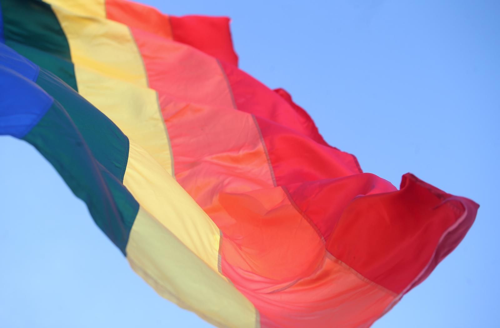04.06.2018., Zagreb - Zastave duginih boja i ostale na Trgu kralja Tomislava najavljuju 17. Zagreb Pride. Povorka ponosa ove godine krenuti ce u subotu 9. lipnja ispred Mimare u 15.30.
Photo: Sanjin Strukic/PIXSELL