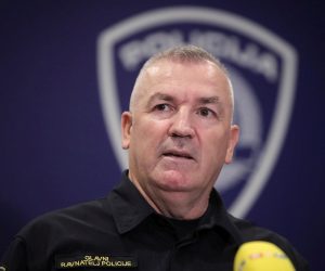 8.10.2021., Zagreb - Glavni ravnatelj policije Nikola Milina dao je izjavu za medije u Ravnateljstvu policije na temu objavljene snimke postupanja prema migrantima te o dosadasnjim nalazima Strucnog tima.