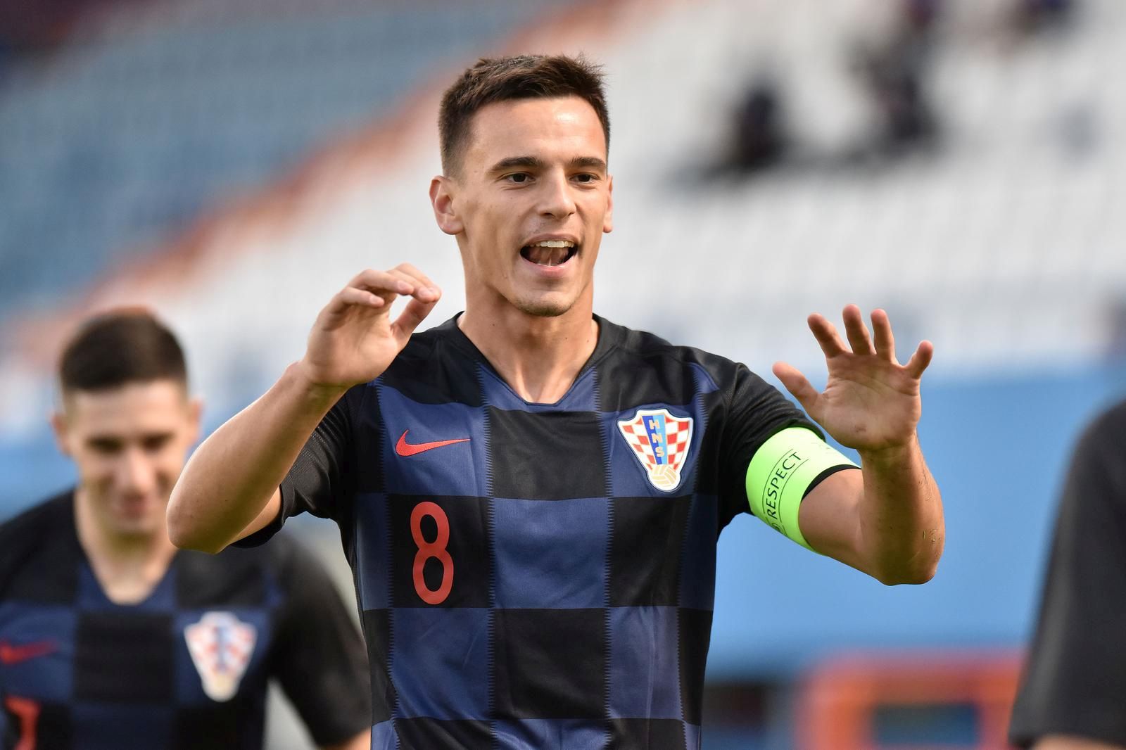 03.09.2020., Varazdin - Kvalifikacijska nogometna utakmica za odlazak na Europsko prvenstvo U21, Hrvatska - Grcka. Nikola Moro. Photo: Vjeran Zganec-Rogulja/PIXSELL