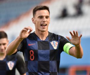 03.09.2020., Varazdin - Kvalifikacijska nogometna utakmica za odlazak na Europsko prvenstvo U21, Hrvatska - Grcka. Nikola Moro. Photo: Vjeran Zganec-Rogulja/PIXSELL