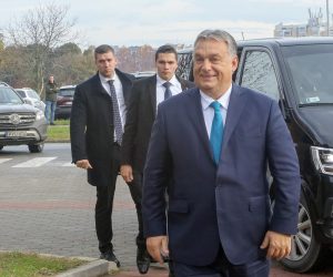 28.11.2019., Osijek - Otvorenje ucenickog doma u sklopu Prosvjetno-kulturnog centra Madjara u Osijeku. predsjednik Vlade Madjarske Viktor Orban Photo: Dubravka Petric/PIXSELL
