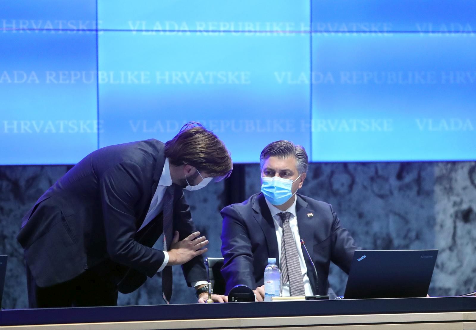 21.10.2021., Zagreb - U Nacionalnoj i sveucilisnoj knjiznici odzana je 81. sjednica Vlade RH.
