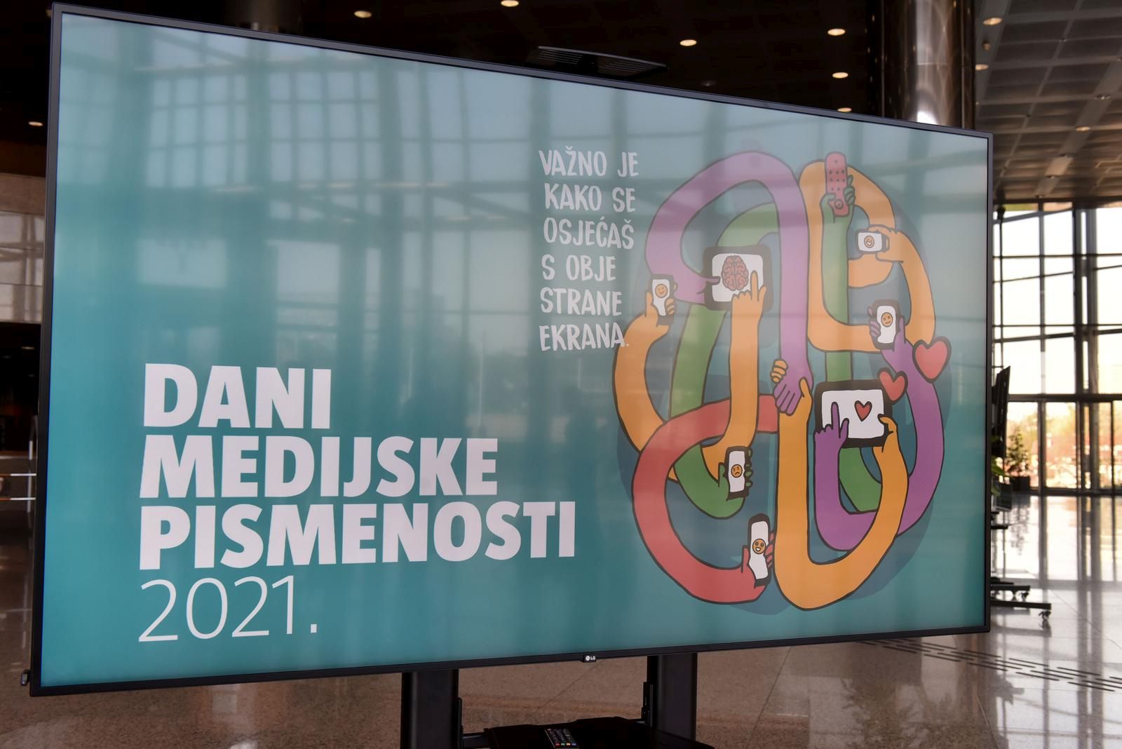 16.4.2021.,Zagreb - U Nacionalnoj sveucilisnoj knjiznici odrzani su 4. Dani medijske pismenosti u organizaciji Agencije za elektronicke medije i UNICEF-a.
Photo: Davorin Visnjic/PIXSELL