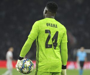 Amsterdam NL 17 september 2019 Champions League wedstrijd AFC Ajax Amsterdam LOSC Lille (Rijsel) Andre Onana - Ajax Amsterdam The Netherlands 17th September 2019 Champions league game AFC Ajax Amsterdam vs LOSC Lille Andre Onana - Ajax PUBLICATIONxINxGERxSUIxAUTxHUNxONLY