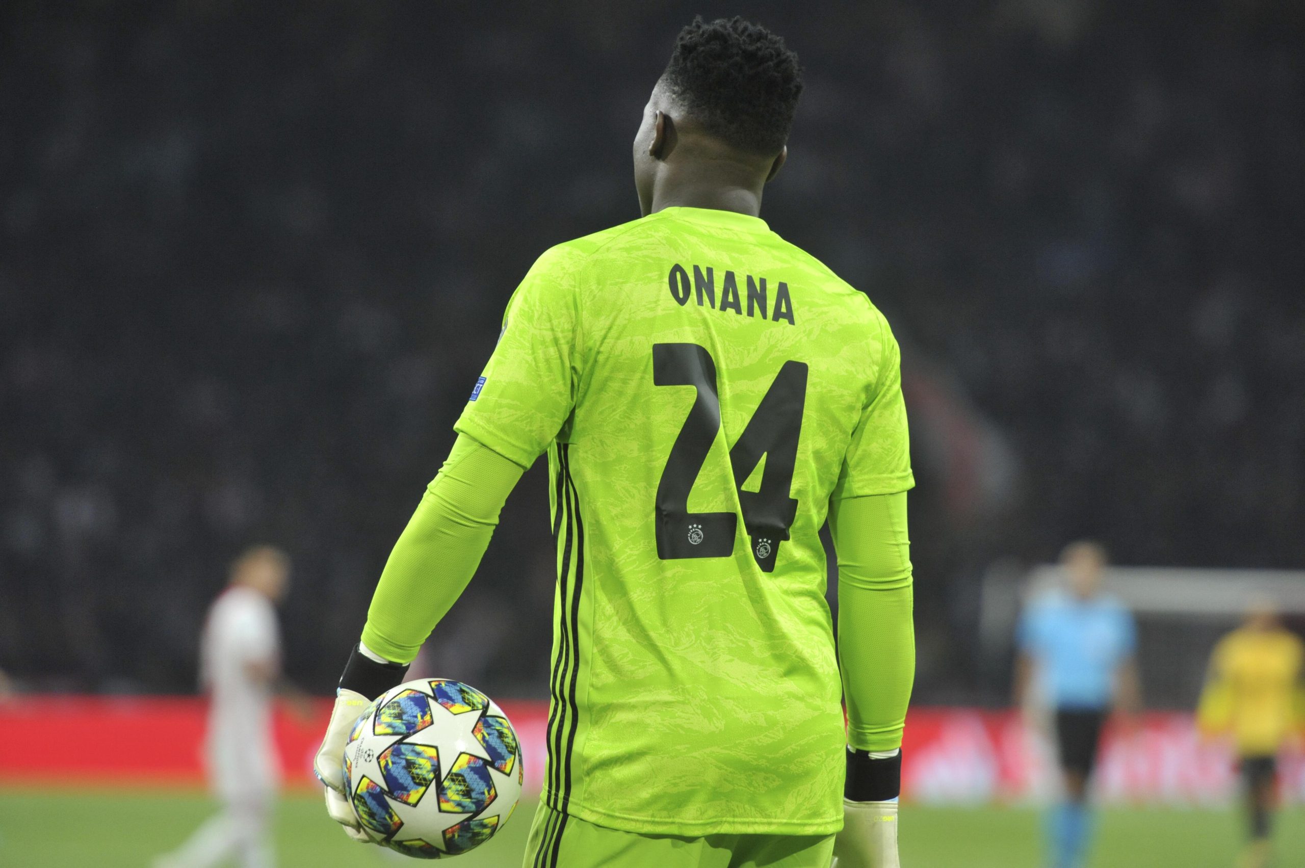Amsterdam NL 17 september 2019 Champions League wedstrijd AFC Ajax Amsterdam LOSC Lille (Rijsel) Andre Onana - Ajax Amsterdam The Netherlands 17th September 2019 Champions league game AFC Ajax Amsterdam vs LOSC Lille Andre Onana - Ajax PUBLICATIONxINxGERxSUIxAUTxHUNxONLY