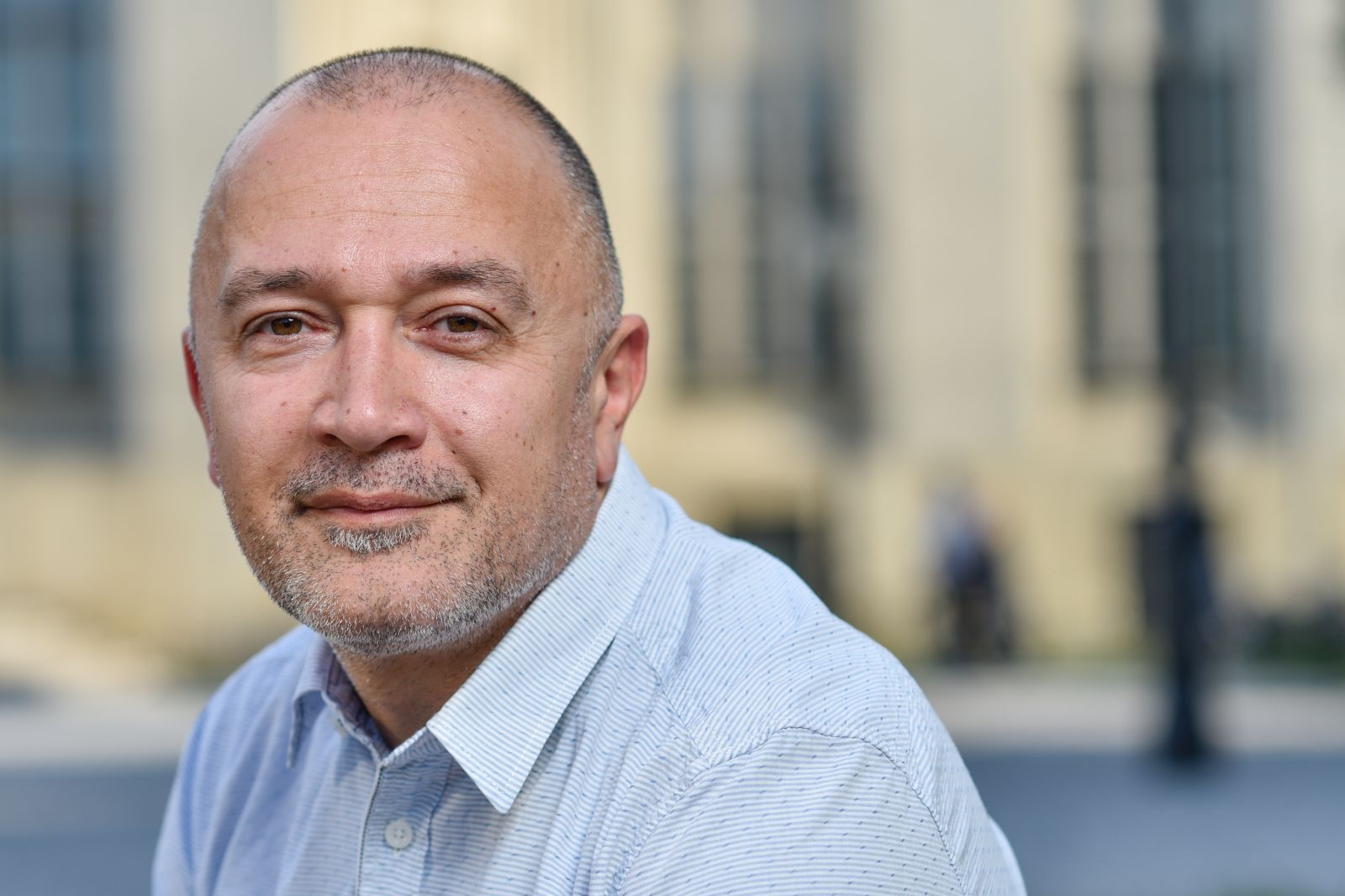 10.06.2021., Zagreb - Domagoj Rebic, predsjednik Hrvatskog sindikata djelatnika u kulturi. 

Photo Sasa ZinajaNFoto