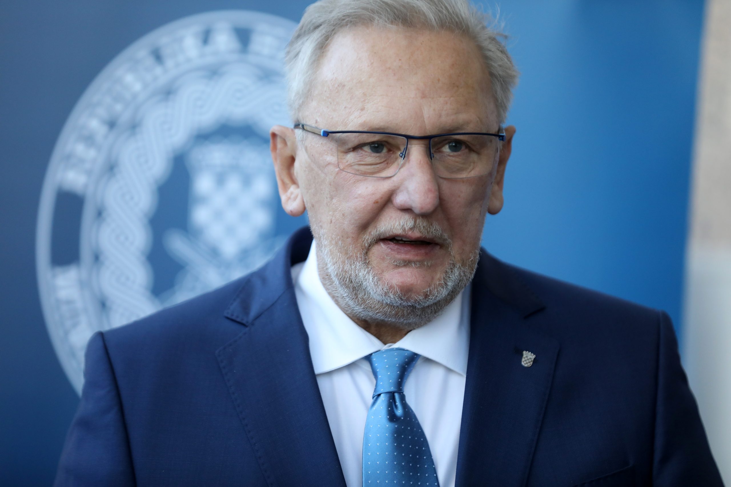 Zagreb, 25.10.2021. - Završna konferencija projekta "Osnaživanje žena i podrška u vojnim snagama i mirovnim misijama Republike Hrvatske. Na fotografiji Davor Božinović. foto HINA/ Daniel KASAP/ dk
