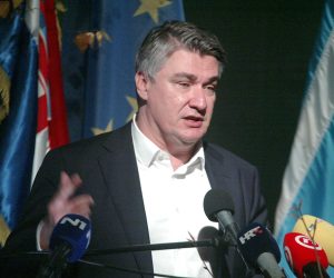 Delnice, 28.10.2021.- Predsjednik Republike Hrvatske Zoran Milanoviæ sudjelovao je na obiljeavanju 30. obljetnice osnivanja 138. brigade HV "Goranski risovi" u Delnicama. 
foto HINA/ Miljenko KLEPAC/ mk