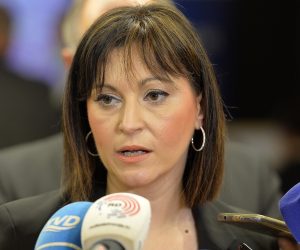 Split, 5.11.2021 - Konferencija o buducnosti hrvatskih otoka u organizaciji zastupnice u Europskom parlamentu Suncane Glavak. Na slici nataša Tramišak. foto HINA/ Mario STRMOTIC/ ms