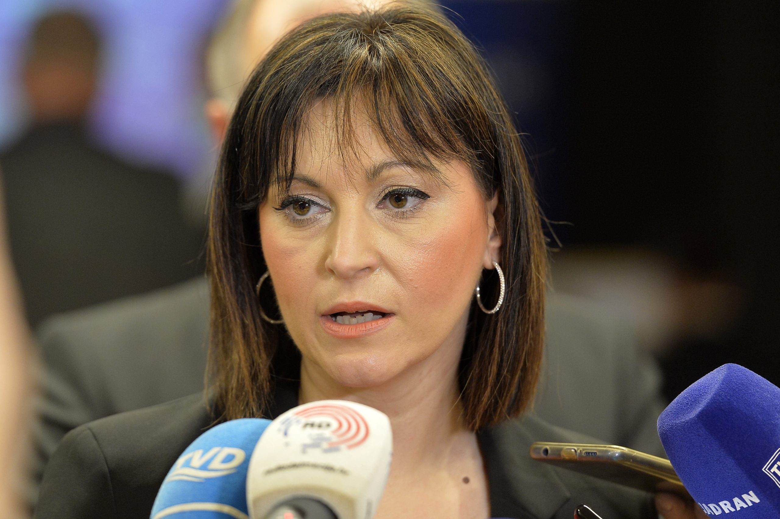 Split, 5.11.2021 - Konferencija o buducnosti hrvatskih otoka u organizaciji zastupnice u Europskom parlamentu Suncane Glavak. Na slici nataša Tramišak. foto HINA/ Mario STRMOTIC/ ms