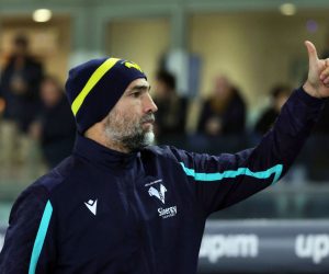 epa09598051 Hellas Verona's head coach Igor Tudor during the Italian Serie A soccer match between Hellas Verona and Empoli FC in Verona, Italy, 22 November 2021.  EPA/FILIPPO VENEZIA