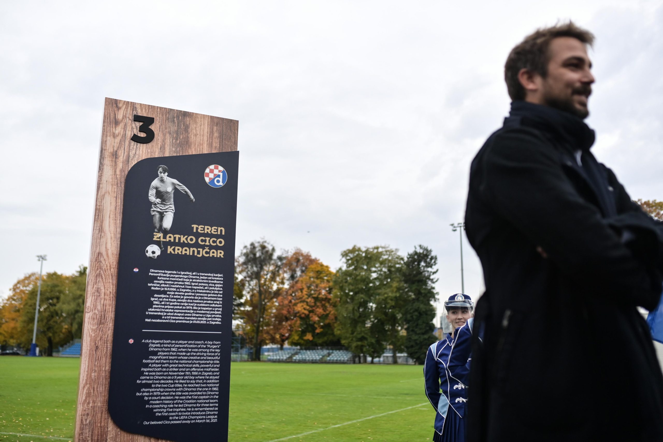 03.11.2021., Zagreb - Juniorski teren u sklopu stadiona Maksimir nazvan je po Zlatku Cici Kranjcaru. Niko Kranjcar