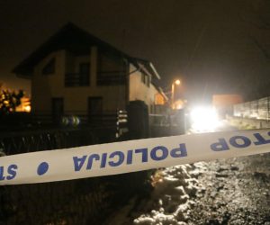 04.01.2017., Vrhovcak, Samobor - U popodnevnim satima muskarac se sukobio sa susjedima i nakon toga upotrijebio vatreno oruzje i eksploziv. 
Photo: Davor Puklavec/PIXSELL