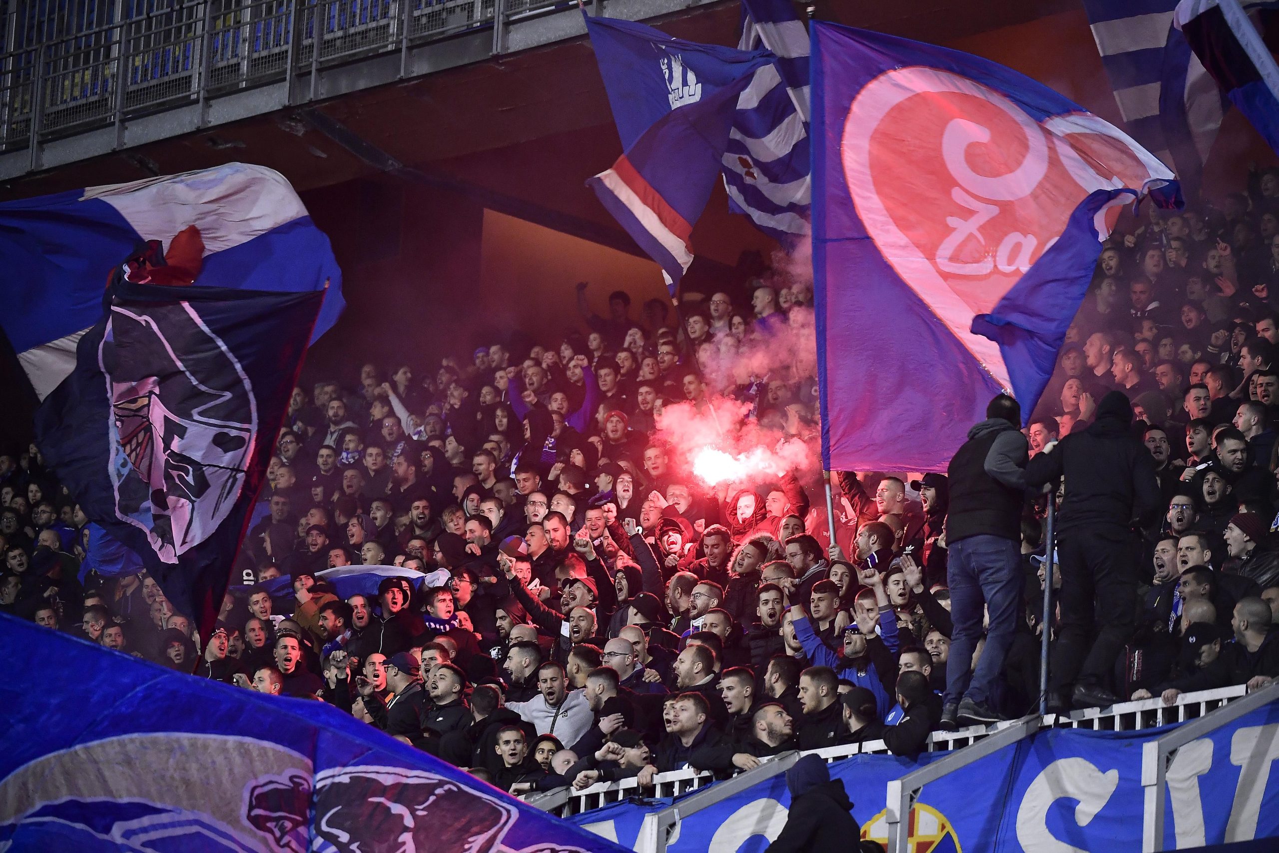 04.11.2021., stadion Maksimir, Zagreb - UEFA Europska liga, skupina H, 4. kolo, GNK Dinamo - Rapid Wien.
