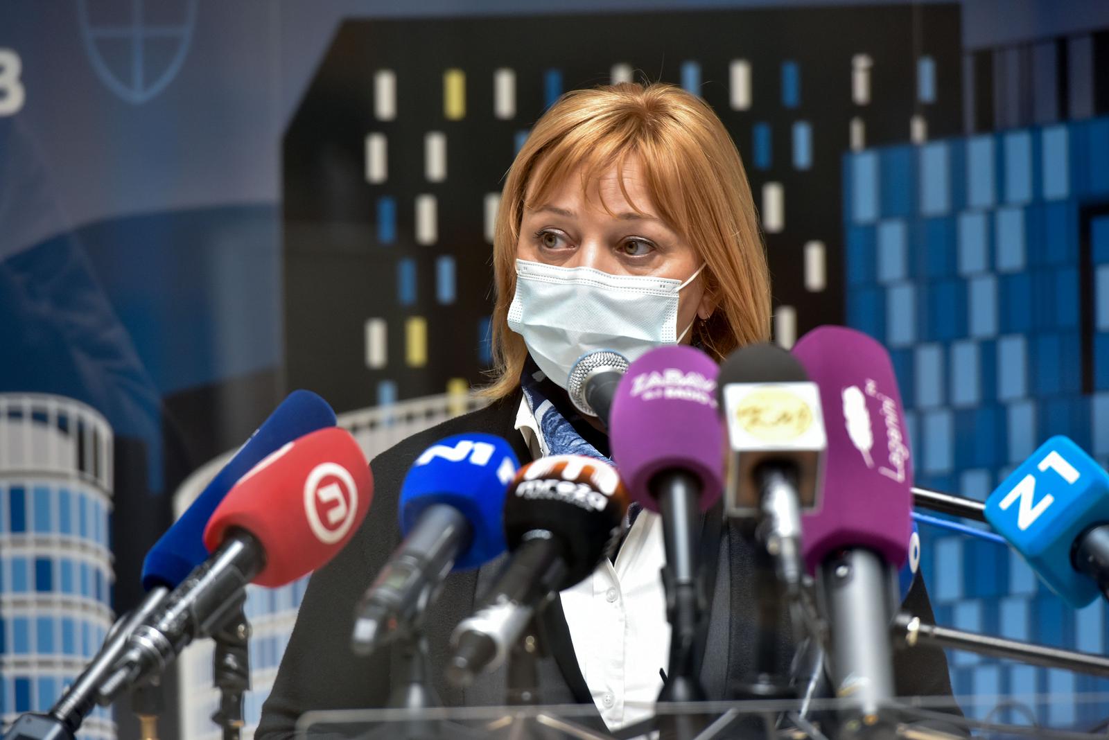 05.03.2021.,Zagreb - Konferencija za medije Gradskog stozera civilne zastite.
Photo: Davorin Visnjic/PIXSELL
