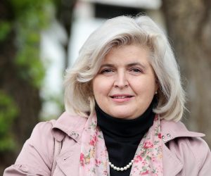 7.5.2021., Zagreb - Konferencija za medije na temu projekta izgradnje novog Doma zdravlja, projekta izgradnje Kulturnog centra Spansko i projekta dogradnje OS Ante Kovacica vecim brojem ucionica i novom sportskom dvoranom. Mirjana Kujundzic Tiljak. 
Photo: Goran Stanzl/PIXSELL