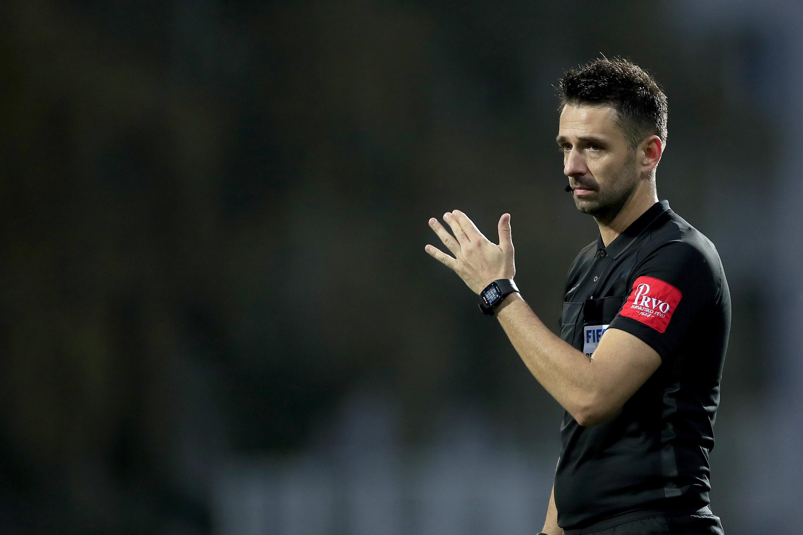 07.11.2021., stadion u Kranjcevicevoj ulici, Zagreb - Hrvatski Telekom Prva liga, 15. kolo, NK Lokomotiva - GNK Dinamo. Sudac  Igor Pajac.