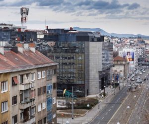 07.02.2021., Zagreb - Panorama Zagreba sa krova u Subicevoj ulici. Subiceva ulica. 
Photo: Tomislav Miletic/PIXSELL