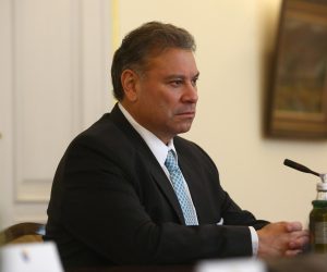 08.11.2021., Sarajevo, Bosna i Hercegovina - Predsjedavajuci Predsjednistva BiH Zeljko Komsic primio je u posjetu zamjenika pomocnika drzavnog tajnika SAD-a Gabrijela Escobara.
Photo: Armin Durgut/PIXSELL
