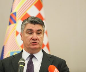 09.11.2021., Zagreb - Konferencija za medije predsjednika RH Zorana Milanovica u Uredu predsjednika nakon odrzane sjednice Vijeca za obranu.