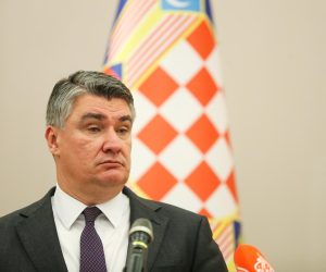 09.11.2021., Zagreb - Konferencija za medije predsjednika RH Zorana Milanovica u Uredu predsjednika nakon odrzane sjednice Vijeca za obranu.