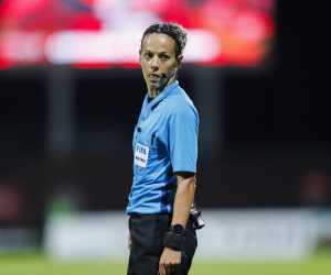 10.09.2021., stadion Radnik, Velika Gorica - Hrvatski Telekom Prva liga, 8. kolo, HNK Gorica - Hrvatski Dragovoljac. Sudac Ivana Martincic. 
Photo: Slavko Midzor/PIXSELL