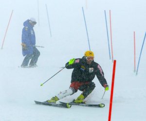 17.03.2011.,Lenzerheide , Svicarska - Zavrsnica svjetskog skijaskog kupa. Ivica Kostelic na treningu. Danasnja muska utrka  Super G -a otkazana je zbog losih vremenskih uvjeta na stazi.
Photo: Zeljko Lukunic/PIXSELL