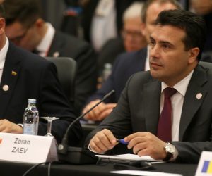 12.04.2019., Dubrovnik - U hotelu Rixos odrzava se 9th Business Forum of CEEC & China (9. poslovni forum zemalja srednje i istocne Europe i Kine). Zoran Zaev Photo: Ivo Cagalj/PIXSELL