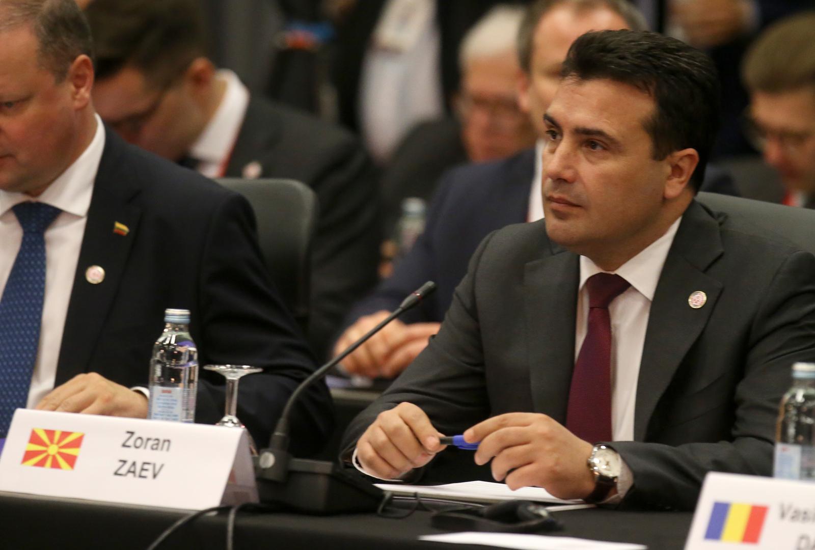 12.04.2019., Dubrovnik - U hotelu Rixos odrzava se 9th Business Forum of CEEC & China (9. poslovni forum zemalja srednje i istocne Europe i Kine). Zoran Zaev Photo: Ivo Cagalj/PIXSELL
