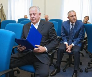 12.09.2017., Zupanijski sud, Zagreb - Svjedocenjem Roberta Jezica nastavljeno je sudjenje bivsem premijeru Ivi Sanaderu, njegovoj stranci HDZ-u i ostalim optuzenima u aferi Fimi media. 
Photo: Sanjin Strukic/PIXSELL