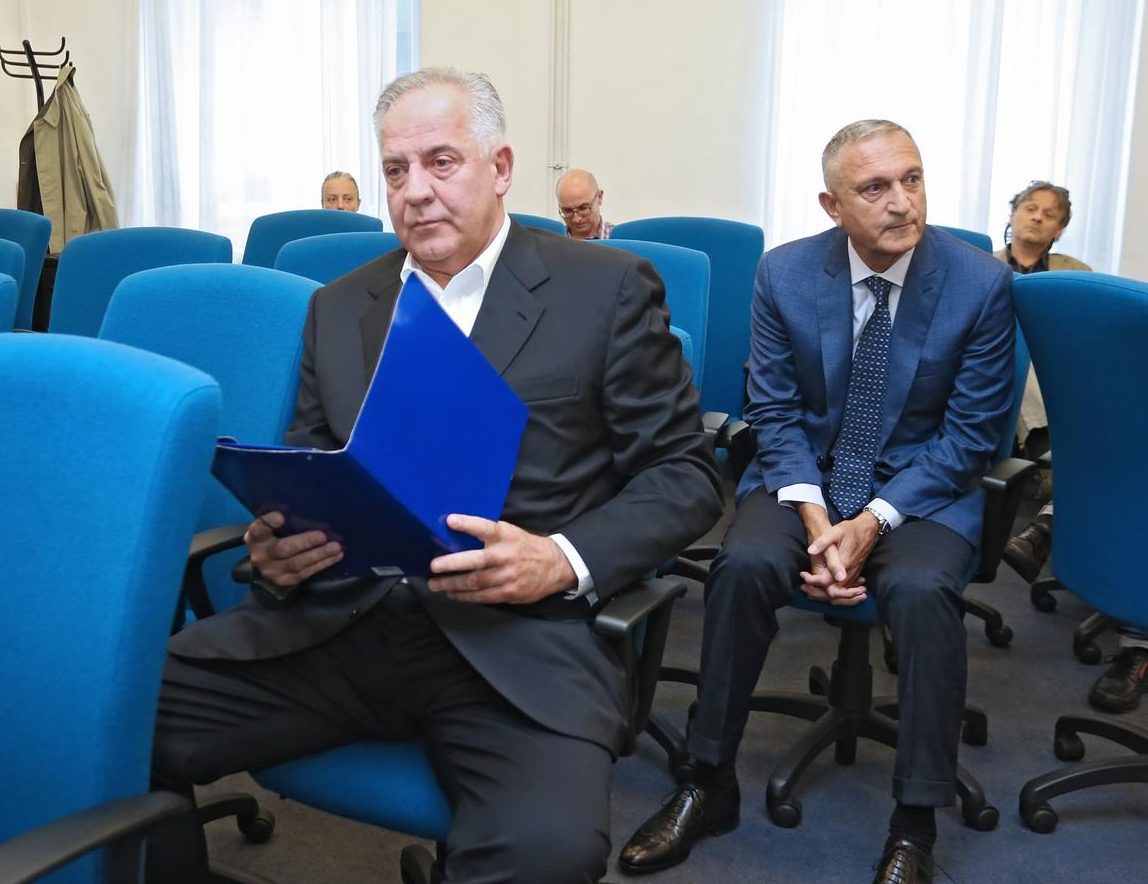 12.09.2017., Zupanijski sud, Zagreb - Svjedocenjem Roberta Jezica nastavljeno je sudjenje bivsem premijeru Ivi Sanaderu, njegovoj stranci HDZ-u i ostalim optuzenima u aferi Fimi media. 
Photo: Sanjin Strukic/PIXSELL
