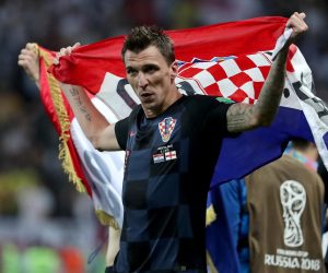 11.07.2018., stadion Luznjiki, Moskva, Rusija - Svjetsko nogometno prvenstvo 2018., polufinale, Hrvatska - Engleska.    Mario Mandzukic.
Photo: Igor Kralj/PIXSELL