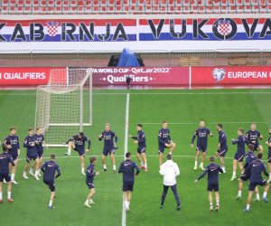 13.11.2021.,Split-Trening hrvatske nogometne reprezentacije uoci kvalifikacijskog susreta s Rusijom za SP 2022 na Poljudu.