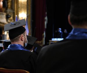 14.11.2021., Zagreb - Svecana promocije doktora znanosti i umjetnosti Sveucilista u Zagrebu u Hrvatskom narodnom kazalistu