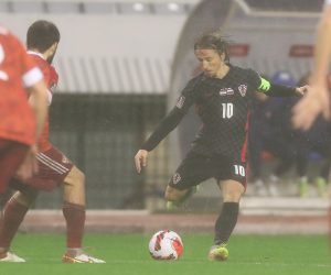 14.11.2021., Split - Stadion Poljud, kvalifikacijska utakmica za odlazak na SP u Qataru izmedju reprezentacije Hrvatske i Rusije. Luka Modric.