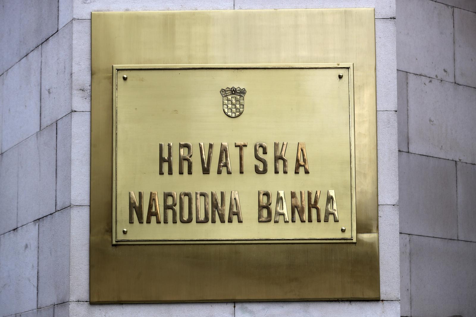 16.03.2018., Zagreb - Zgrada Hrvatske narodne banke. 
Photo: Robert Anic/PIXSELL