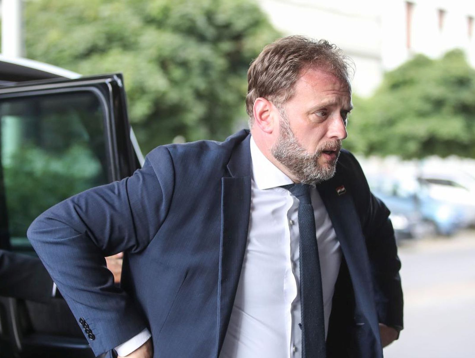 16.06.2021., Zagreb - Clanovi HDZ-a dolaze na sjednicu Sredisnjeg odbora stranke u hotel Sheraton. Mario Banozic.
Photo: Igor Kralj/PIXSELL