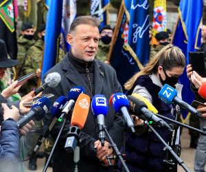 18.11.2021., Vukovar - Obiljezavanje 30. obljetnice vukovarskog stradanja pod nazivom Dan sjecanja na zrtvu Vukovara 1991.- 2021. Gordan Jandrokovic
