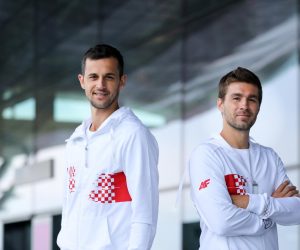 19.07.2021., Zagreb - Odlazak hrvatskih olimpijaca u Tokio sa Zracne luke dr Franjo Tudjman. Mate Pavic i Nikola Mektic. Photo: Emica Elvedji/PIXSELL